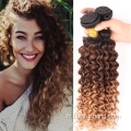 30 "Bouleaux de cheveux humains à vagues profondes Noir naturel